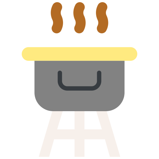 un barbecue Good Ware Flat Icône