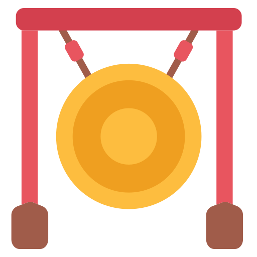 gong Good Ware Flat icon