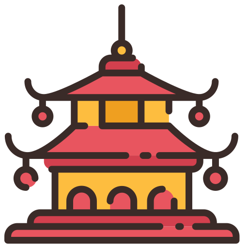 Świątynia Good Ware Lineal Color ikona