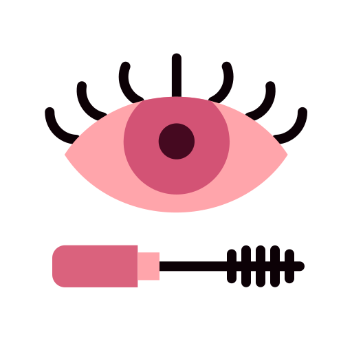 Eye mascara Good Ware Flat icon