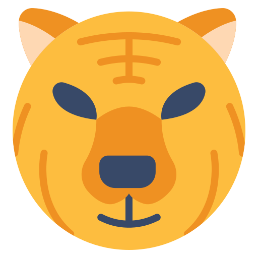 tigre Good Ware Flat icono