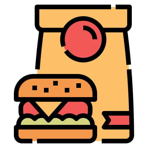 burger Linector Lineal Color icon