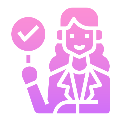 女性 Generic Flat Gradient icon