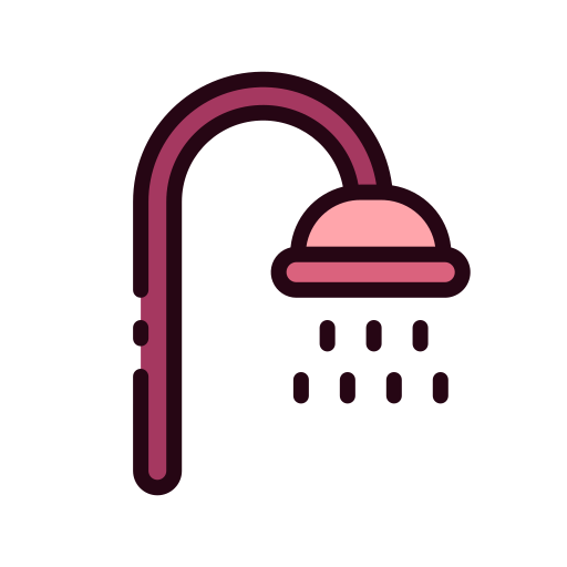 Shower Good Ware Lineal Color icon