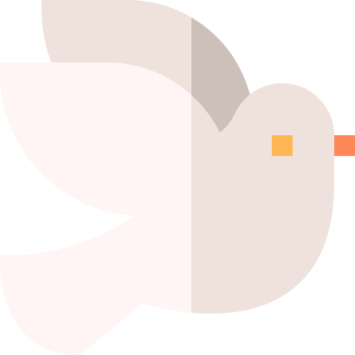 Dove Basic Straight Flat icon
