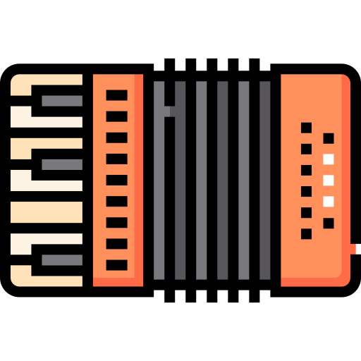 Accordion Detailed Straight Lineal color icon