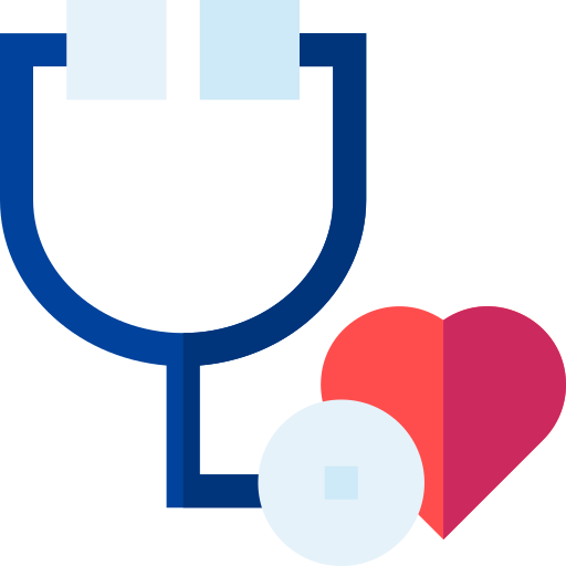 stéthoscope Basic Straight Flat Icône