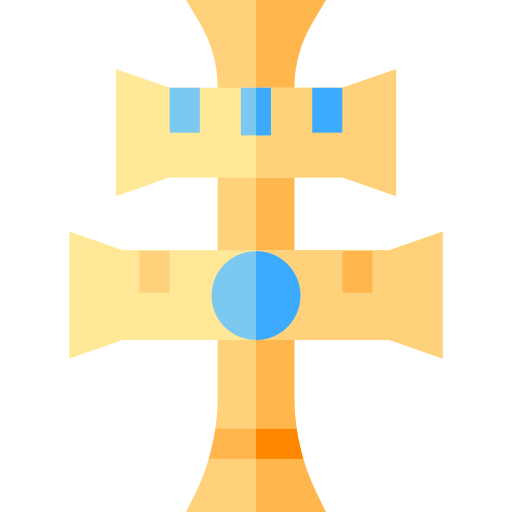 krzyż caravaca Basic Straight Flat ikona