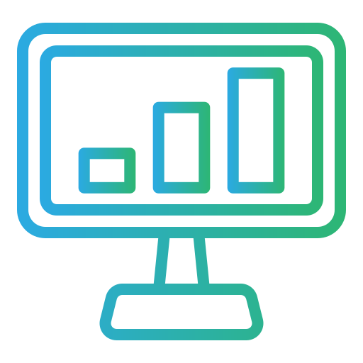 Market analysis Generic Gradient icon