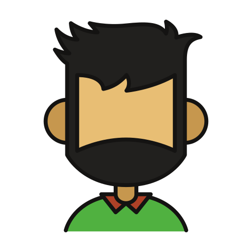 Mustache with beard Generic Outline Color icon