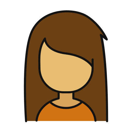 lange haare Generic Outline Color icon