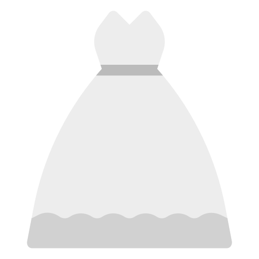 vestido de novia Generic Flat icono