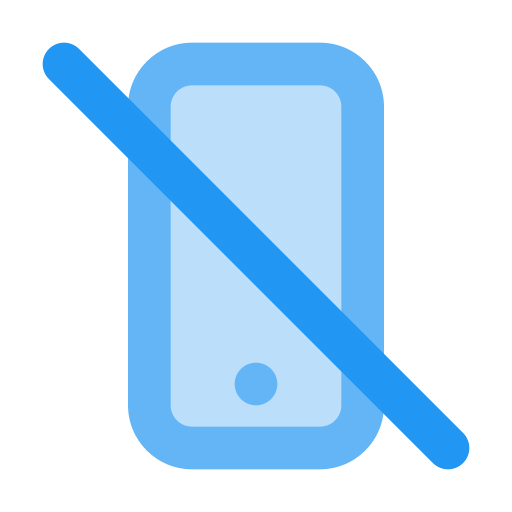 niente smartphone Generic Blue icona