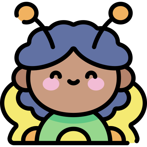 Butterfly Kawaii Lineal color icon