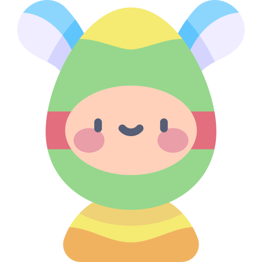 Easter Kawaii Flat icon