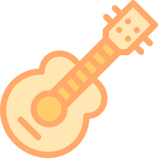 gitara Detailed color Lineal color ikona