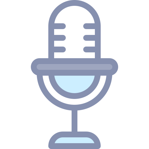 Microphone Detailed color Lineal color icon