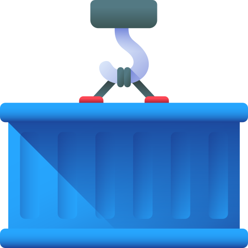 container 3D Color icon