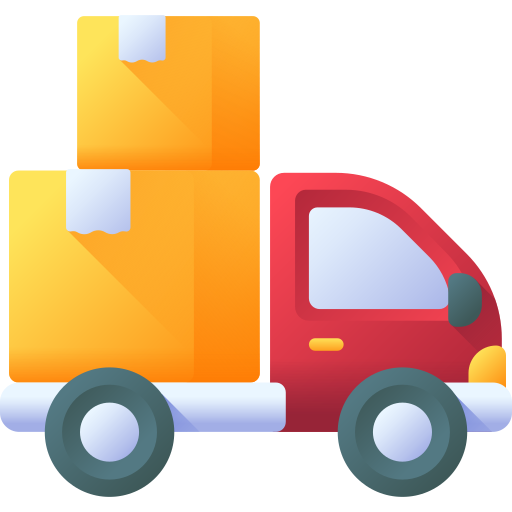 camion de livraison 3D Color Icône