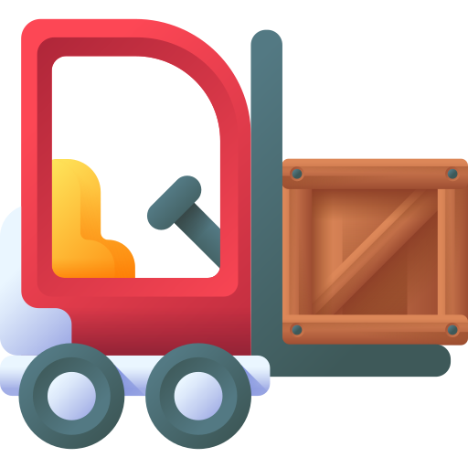 Forklift 3D Color icon