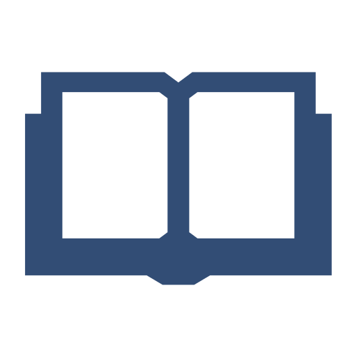 Open book Generic Blue icon