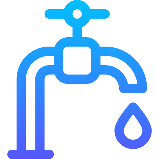 Faucet Basic Gradient Lineal color icon