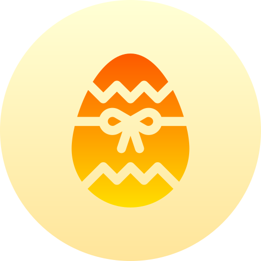 el huevo de pascua Basic Gradient Circular icono