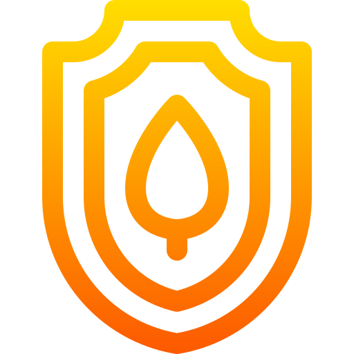 escudo Basic Gradient Lineal color icono