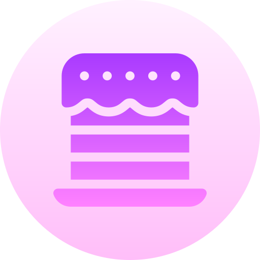 Cake Basic Gradient Circular icon