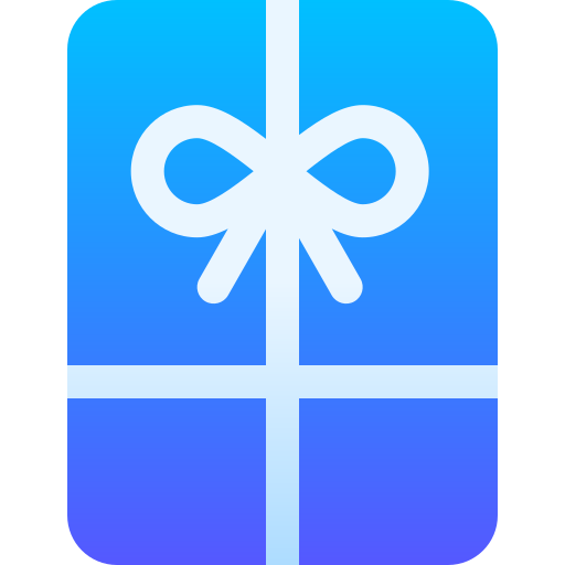 caja de regalo Basic Gradient Gradient icono