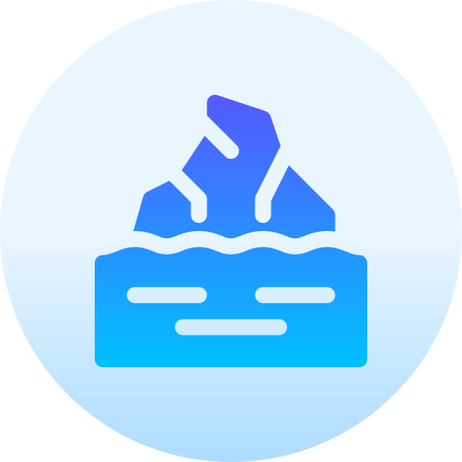 Iceberg Basic Gradient Circular icon