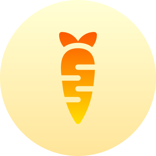 wortel Basic Gradient Circular icoon