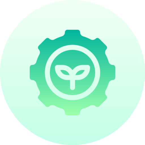エコロジー Basic Gradient Circular icon