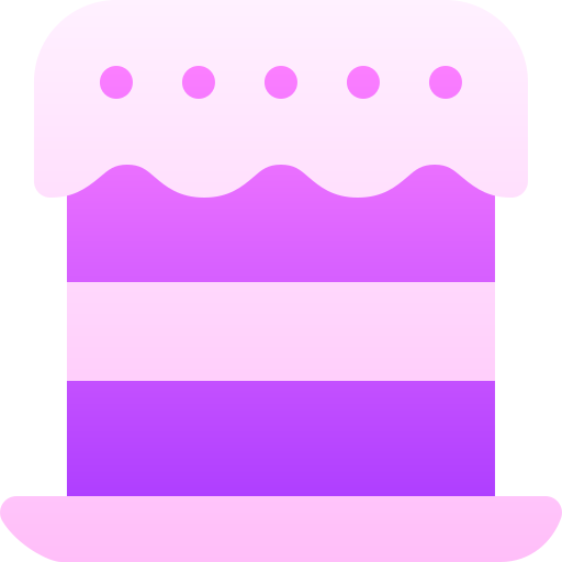 gâteau Basic Gradient Gradient Icône