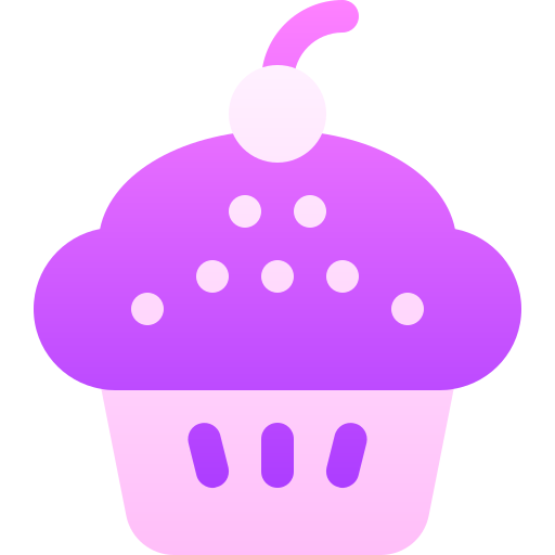 cupcake Basic Gradient Gradient Icône