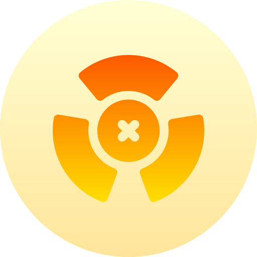 핵 없음 Basic Gradient Circular icon