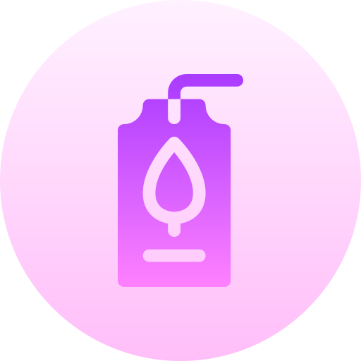 Eco tag Basic Gradient Circular icon