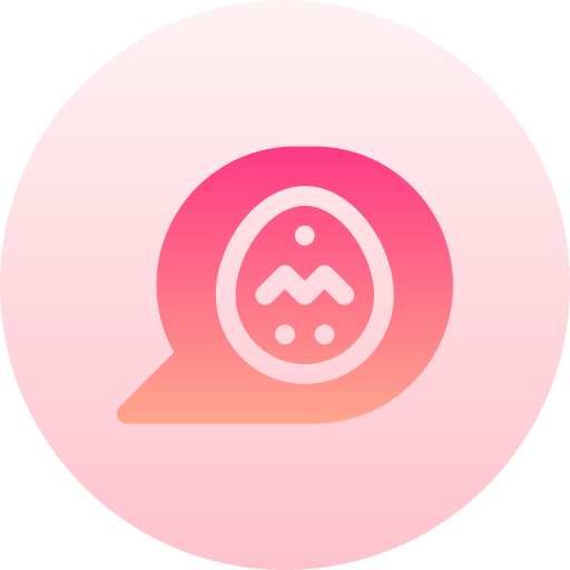 gesprek Basic Gradient Circular icoon