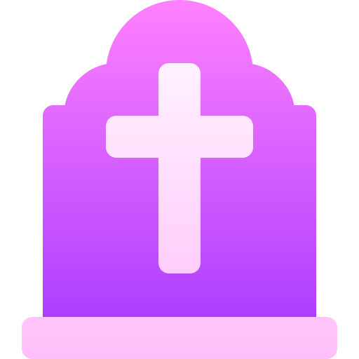 Tombstone Basic Gradient Gradient icon