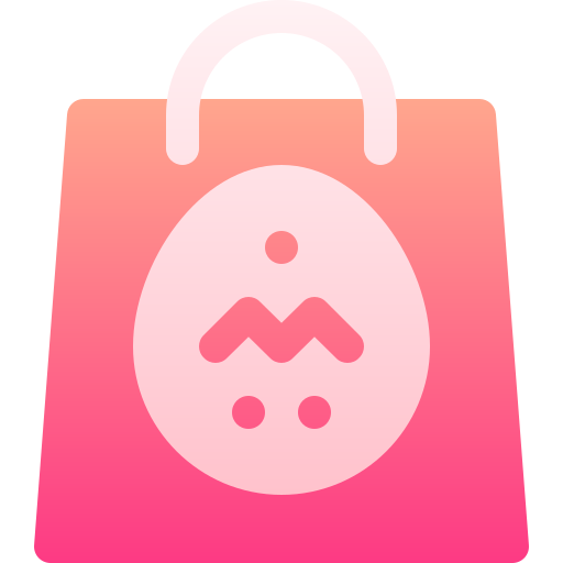 ショッピングバッグ Basic Gradient Gradient icon