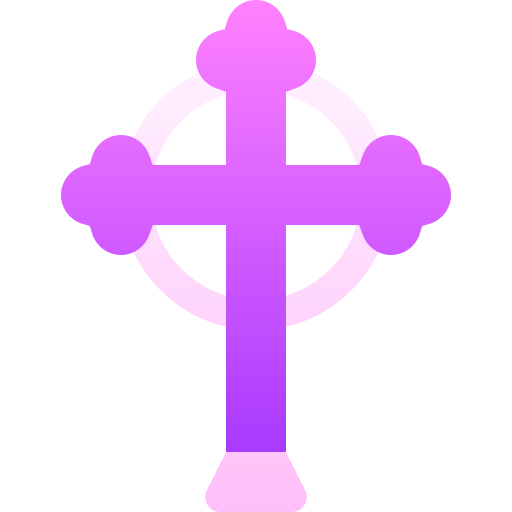 Cross Basic Gradient Gradient icon