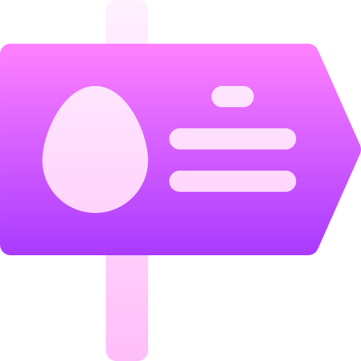 方向標識 Basic Gradient Gradient icon