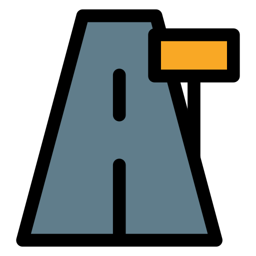 Toll road Generic Outline Color icon