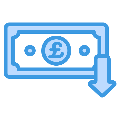 Pound sterling Generic Blue icon