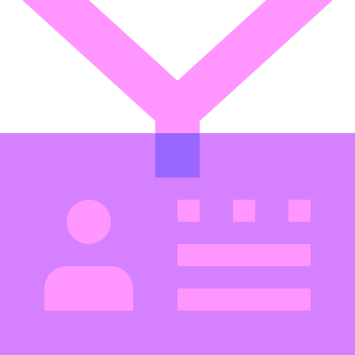 idカード Basic Sheer Flat icon