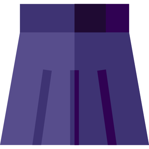 Skirt Basic Straight Flat icon