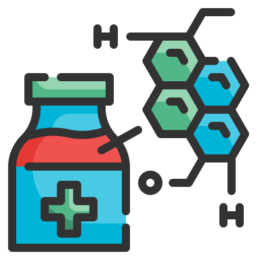 Chemistry Wanicon Lineal Color icon