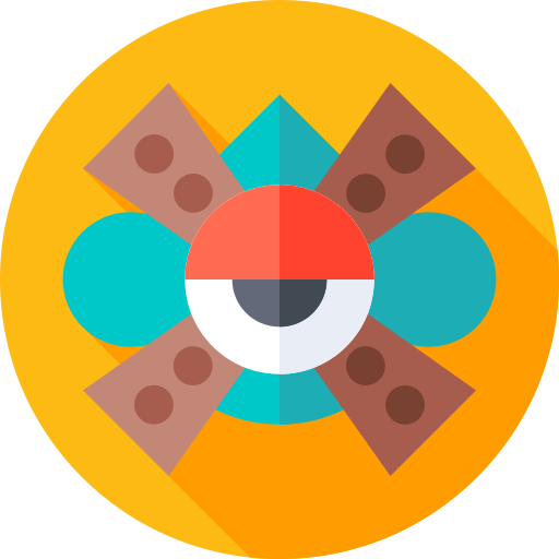 azteken Flat Circular Flat icoon