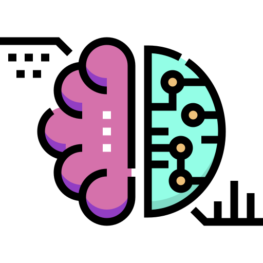 脳 Detailed Straight Lineal color icon