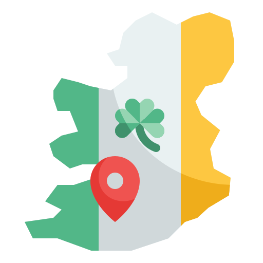 Ireland Wanicon Flat icon